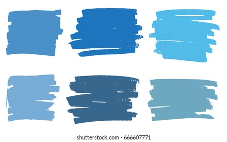 Vector marker stains.Grunge design elements.
