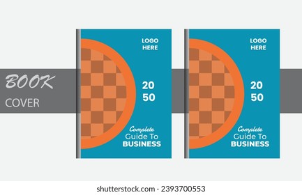 Vector marketing business print template book cover design