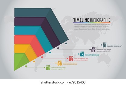 Vector Marketing Pyramid Layered infographic Timeline design template with options. Pyramid Business concept idea with 6 options. Template for idea diagram, graph,presentation and advertising chart. 
