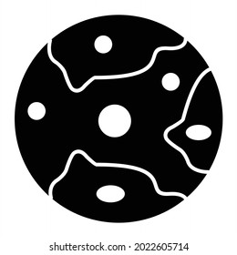 Diseño de iconos de glifos de Vector Mars
