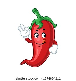 Vector Mascot, Cartoon, And Illustration Of A Chilli