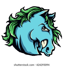 Vector Mascot of Horse Head
