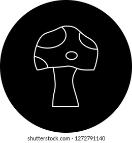 vector mashroom icon
