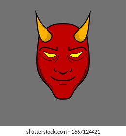 vector mask, mask design with a simple concept.