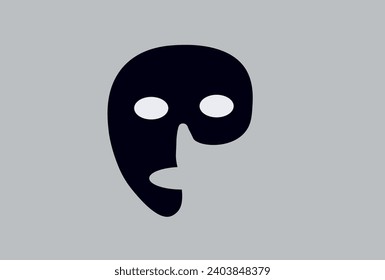 máscara vectorial. portada, utilizada para la edición de fotos, diseño, arte gráfico.
