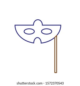 vector mask icon typical of Venice