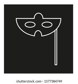 vector mask icon typical of Venice