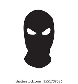 Vector masks of criminals, bandits and mafia