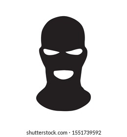 Vector masks of criminals, bandits and mafia
