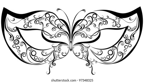 Vector masquerade mask