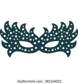 Vector Masquerade Mask. Isolated hand drawn illustration.