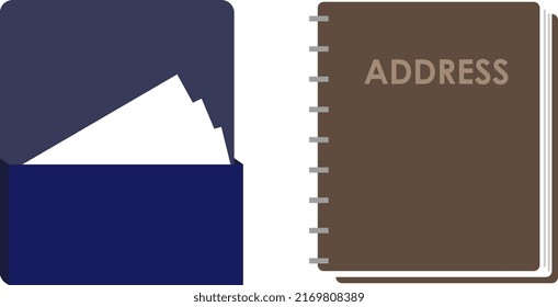 Vector material for albums, address books, briefcases