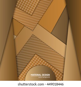 Vector material background. Abstract creative concept layout template. 
