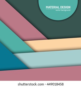Vector material background. Abstract creative concept layout template.