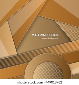 Vector material background. Abstract creative concept layout template. 