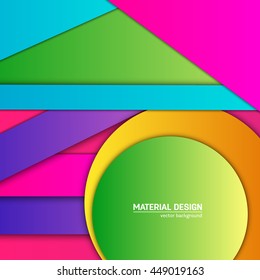 Vector material background. Abstract creative concept layout template. 