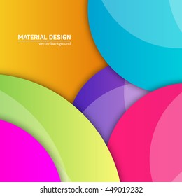 Vector material background. Abstract creative concept layout template. 