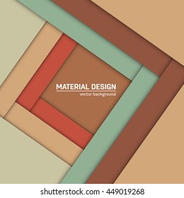 Vector material background. Abstract creative concept layout template.