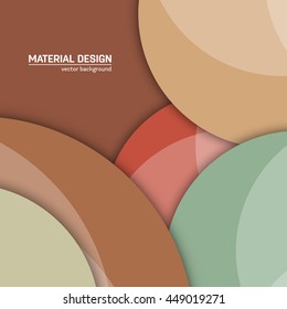 Vector material background. Abstract creative concept layout template.