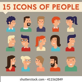 Vector material cartoon character collection