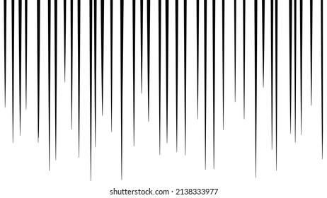 Vector material of cartoon-like effect line of image that is depressed from black