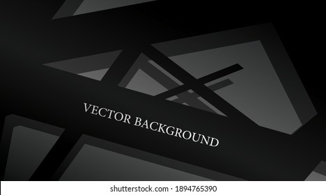 vector material design. abstract background with black color and light shadows