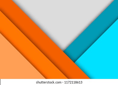 Vector material design background. Abstract creative concept layout template. For web and mobile app, paper art illustration, style blank, poster, booklet. Motion wallpaper element. Flat ui.