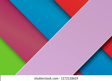 Vector material design background. Abstract creative concept layout template. For web and mobile app, paper art illustration, style blank, poster, booklet. Motion wallpaper element. Flat ui.