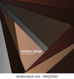 Vector material design background. Abstract creative concept layout template. For web and mobile app, paper art illustration design. style blank, poster, booklet. Motion wallpaper element. Flat ui.