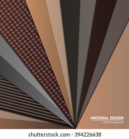 Vector material design background. Abstract creative concept layout template. For web and mobile app, paper art illustration design. style blank, poster, booklet. Motion wallpaper element. Flat ui.