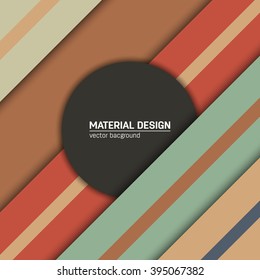 Vector material design background. Abstract creative concept layout template. For web and mobile app, paper art illustration design. style blank, poster, booklet. Motion wallpaper element. Flat ui.