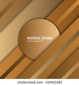 Vector material design background. Abstract creative concept layout template. For web and mobile app, paper art illustration design. style blank, poster, booklet. Motion wallpaper element. Flat ui.