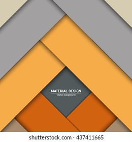 Vector material design background. Abstract creative concept layout template. For web and mobile app, paper art illustration design. style blank, poster, booklet. Motion wallpaper element. Flat ui