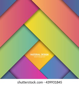 Vector material design background. Abstract creative concept layout template. For web and mobile app, paper art illustration design. style blank, poster, booklet. Motion wallpaper element. Flat ui
