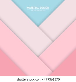 Vector material design background. Abstract creative concept layout template. For web and mobile app, paper art illustration design. style blank, poster, booklet. Motion wallpaper element. Flat ui