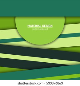 Vector material design background. Abstract creative concept layout template. For web and mobile app, paper art illustration, style blank, poster, booklet. Motion wallpaper element. Flat ui.