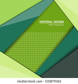 Vector material design background. Abstract creative concept layout template. For web and mobile app, paper art illustration, style blank, poster, booklet. Motion wallpaper element. Flat ui.