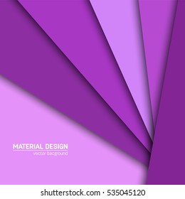 Vector material design background. Abstract creative concept layout template. For web and mobile app, paper art illustration, style blank, poster, booklet. Motion wallpaper element. Flat ui.