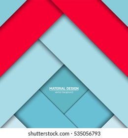 Vector material design background. Abstract creative concept layout template. For web and mobile app, paper art illustration, style blank, poster, booklet. Motion wallpaper element. Flat ui.