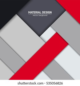 Vector material design background. Abstract creative concept layout template. For web and mobile app, paper art illustration, style blank, poster, booklet. Motion wallpaper element. Flat ui.