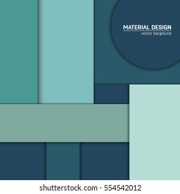 Vector material design background. Abstract creative concept layout template. For web and mobile app, paper art illustration, style blank, poster, booklet. Motion wallpaper element. Flat ui.
