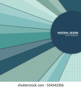 Vector material design background. Abstract creative concept layout template. For web and mobile app, paper art illustration, style blank, poster, booklet. Motion wallpaper element. Flat ui.