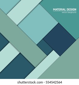 Vector material design background. Abstract creative concept layout template. For web and mobile app, paper art illustration, style blank, poster, booklet. Motion wallpaper element. Flat ui.
