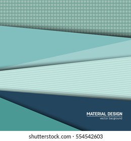 Vector material design background. Abstract creative concept layout template. For web and mobile app, paper art illustration, style blank, poster, booklet. Motion wallpaper element. Flat ui.