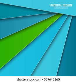 Vector material design background. Abstract creative concept layout template. For web and mobile app, paper art illustration, style blank, poster, booklet. Motion wallpaper element. Flat ui