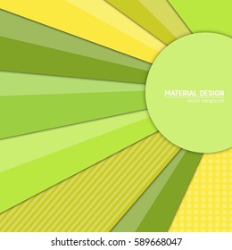 Vector material design background. Abstract creative concept layout template. For web and mobile app, paper art illustration, style blank, poster, booklet. Motion wallpaper element. Flat ui