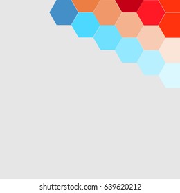 Vector material design background. Abstract creative concept