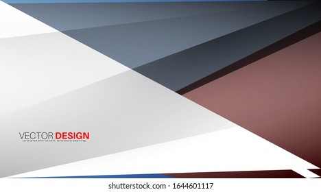 Vector material design background. The concept of creative abstract graphic layout