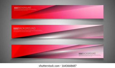 Vector material design banner background. Abstract creative concept graphic layout template.