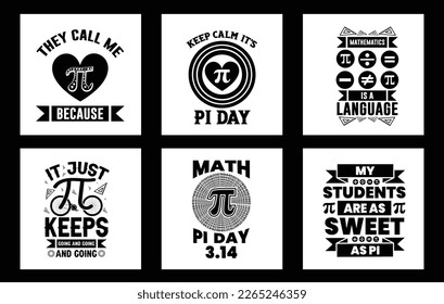 Vector math is a piece of pi tshirt design
